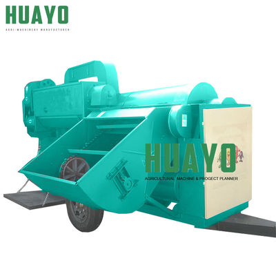 Farms Cultivate Big Tractor Red Sorghum Bean Thresher